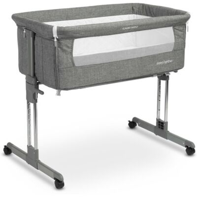 CARETERO Sleep2gether Bedside Crib – Babyseng Med Justerbar Høyde - Graphit CARETERO Sleep2gether Bedside Crib – Babyseng Med Justerbar Høyde - Graphit
