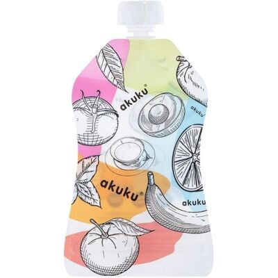 AKUKU , Gjenbrukbare Matposer 150ml, 5stk AKUKU , Gjenbrukbare Matposer 150ml, 5stk