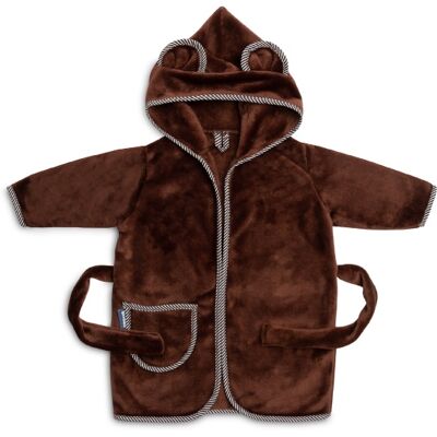 Sensillo , Soft Teddy Badekåpe, 1-2 År - Brown Sensillo , Soft Teddy Badekåpe, 1-2 År - Brown
