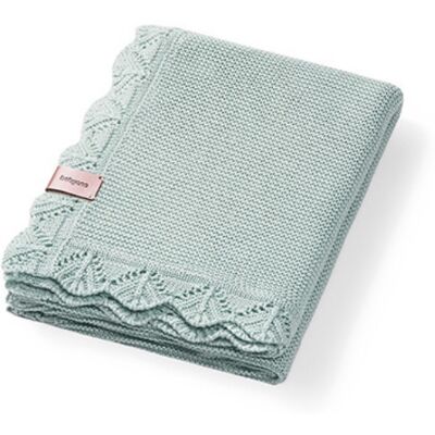 Babyono , Babyteppe, Bambusstrikket, 75x100cm - Sage Babyono , Babyteppe, Bambusstrikket, 75x100cm - Sage