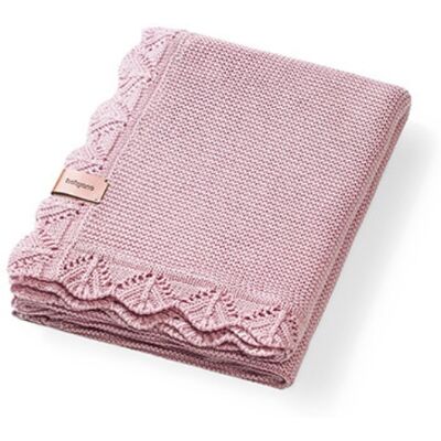Babyono , Babyteppe, Bambusstrikket, 75x100cm - Pink Babyono , Babyteppe, Bambusstrikket, 75x100cm - Pink