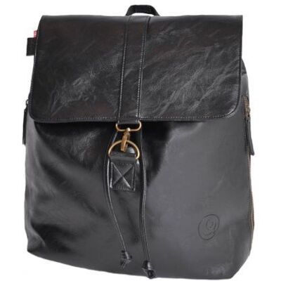 Easygrow - Vandra Stelleveske - Sort - Lær - Diaper Bag Easygrow - Vandra Stelleveske - Sort - Lær - Diaper Bag