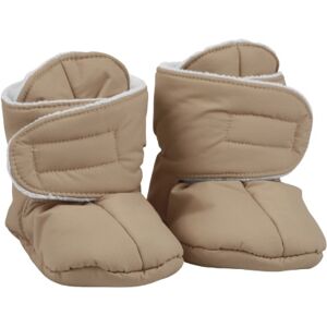 Voksi , Baby Booties / Baby Tøfler, 0-1 År - Dark Sand Voksi , Baby Booties / Baby Tøfler, 0-1 År - Dark Sand