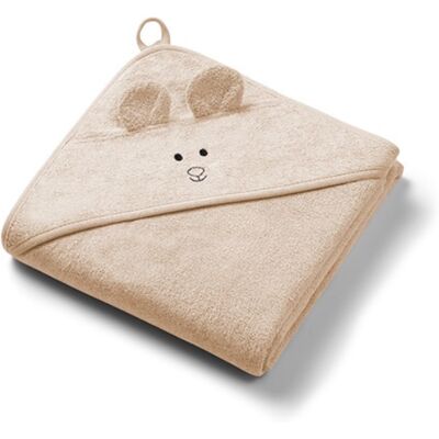 Babyono , Hettehåndkle, 100x100 Cm - Mørk Beige Mus Babyono , Hettehåndkle, 100x100 Cm - Mørk Beige Mus