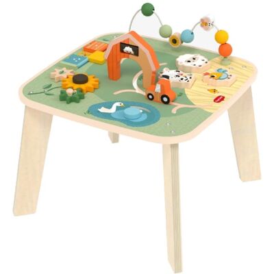 Tiny Love , Wooden Activity Table, Aktivitetsbord - Farmers Funday Tiny Love , Wooden Activity Table, Aktivitetsbord - Farmers Funday