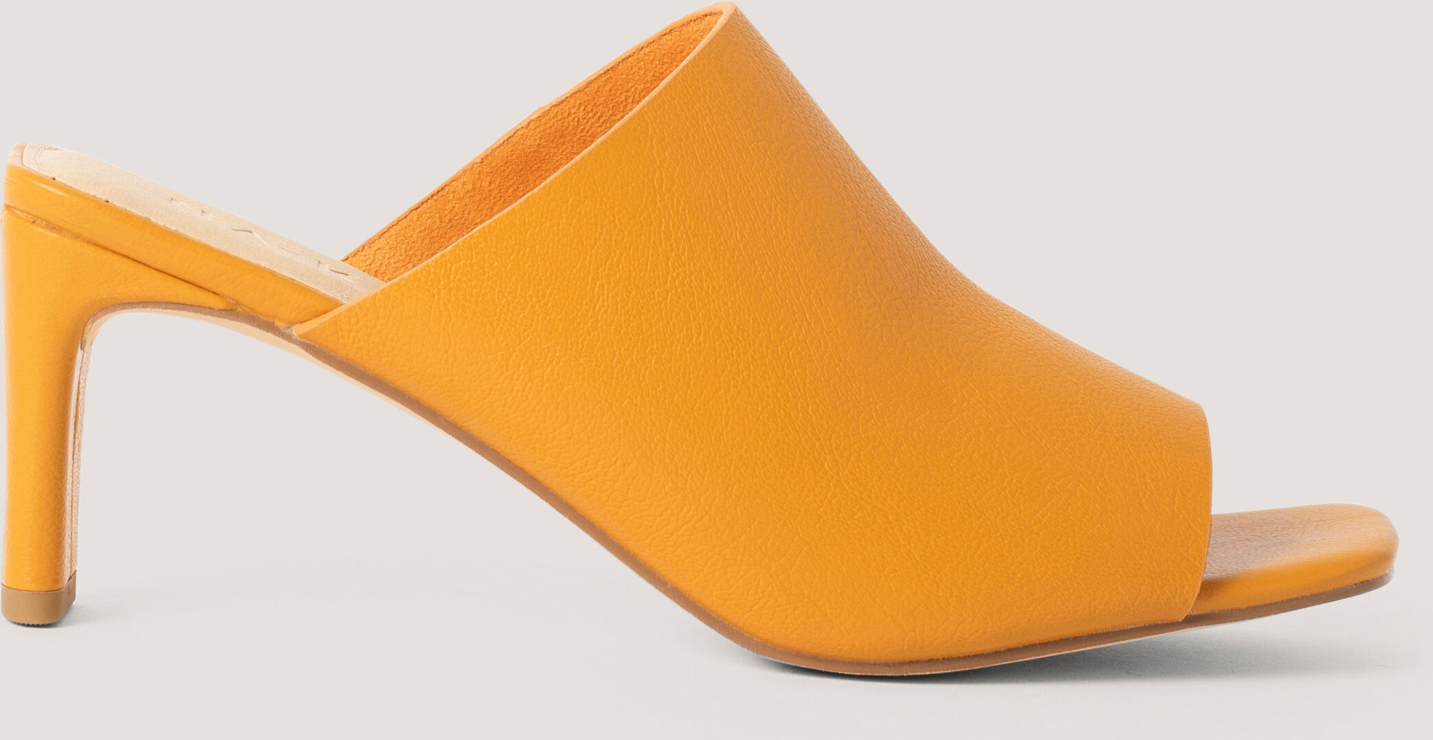 NA-KD Shoes Basic Mules Med Firkantet Hæl - Orange