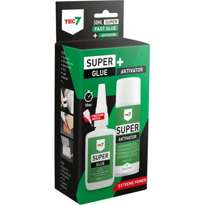 Tec7 Super Plus 50 Ml – Superlim Med Aktivator Tec7 Super Plus 50 Ml – Superlim Med Aktivator
