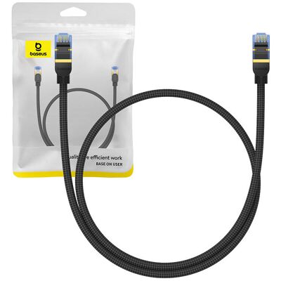 Baseus Rj45 10 Gbps 50cm Cat.7 Flettet Nettverkskabel Baseus Rj45 10 Gbps 50cm Cat.7 Flettet Nettverkskabel