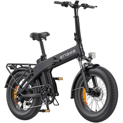 Engwe Ep-2 3.0 Boost 20" Elsykkel Sammenleggbar 250w Sort Engwe Ep-2 3.0 Boost 20" Elsykkel Sammenleggbar 250w Sort
