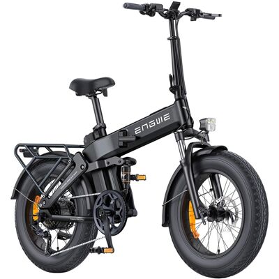 Engwe Fulldempet 20" Elsykkel Engine Pro 3.0 Boost 250w Sort Engwe Fulldempet 20" Elsykkel Engine Pro 3.0 Boost 250w Sort