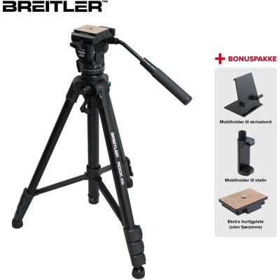 Breitler Rock 206 Tripod Gulvstativ Alu Breitler Rock 206 Tripod Gulvstativ Alu