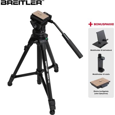 Breitler Tripod Rock 163 Gulvstativ Alu Breitler Tripod Rock 163 Gulvstativ Alu