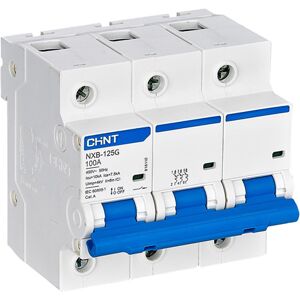 Chint Automatsikring 3p 100a D-Kar Nxb-125g Chint Automatsikring 3p 100a D-Kar Nxb-125g