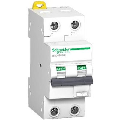 Schneider Jordfeilautomat Ic60 2p 25a 30ma C 10ka Schneider Jordfeilautomat Ic60 2p 25a 30ma C 10ka