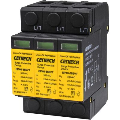 Cenika Overspenningsvern 3p T2 Pluggbar 385v Cenika Overspenningsvern 3p T2 Pluggbar 385v
