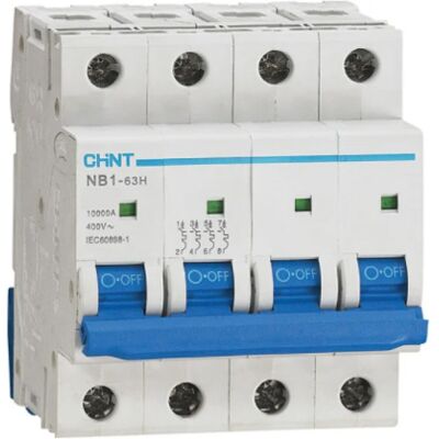 Chint Automatsikring 4P 16A C-Kar 10KA - Automatsikring - Elektrisk sikkerhet Chint Automatsikring 4P 16A C-Kar 10KA - Automatsikring - Elektrisk sikkerhet