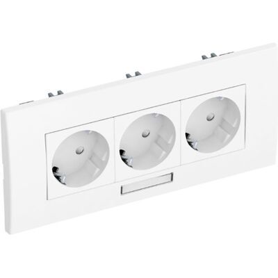 Kanal Gk Komplett Stikkontakt Trippel Modul 45 Kanal Gk Komplett Stikkontakt Trippel Modul 45