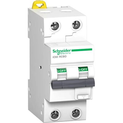Schneider Jordfeilautomat Ic60 2p 15a 30ma B 10ka Schneider Jordfeilautomat Ic60 2p 15a 30ma B 10ka