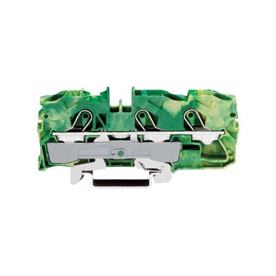 Wago 2010-1307 Jordrekkeklemme 3-Leder 10mm² Gul/grønn 25stk Wago 2010-1307 Jordrekkeklemme 3-Leder 10mm² Gul/grønn 25stk