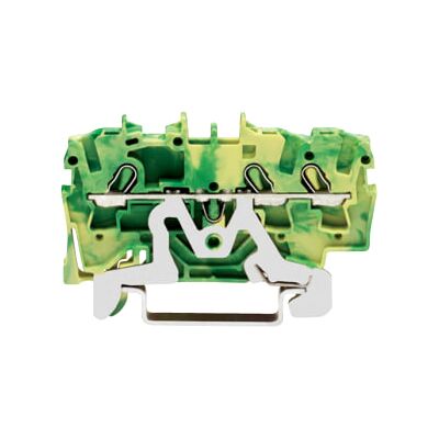 Wago 2002-1307 Jordrekkeklemme 3-Leder 2,5mm² Gul/grønn 100stk Wago 2002-1307 Jordrekkeklemme 3-Leder 2,5mm² Gul/grønn 100stk