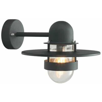 Norlys Bergen 270 Svart Vegglampe - Utendørs IP55 Norlys Bergen 270 Svart Vegglampe - Utendørs IP55