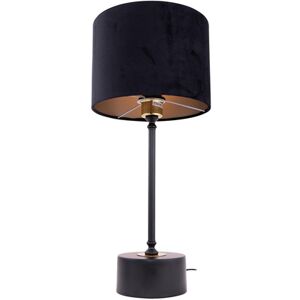 Scanlight AS Merida Bordlampe 38 Med Sort/messing Fot Og Velour Skjerm