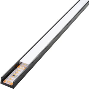 Sg Stripline Sort Profil Utenpåliggende Slim 1.8m Sg Stripline Sort Profil Utenpåliggende Slim 1.8m