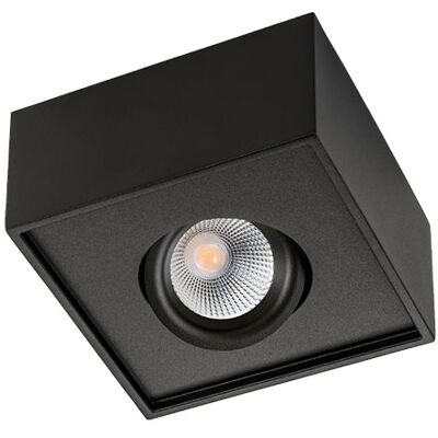 SG Svart LED-innfelt lys - Modell 902545 - 7W, 580lm, 2700K SG Svart LED-innfelt lys - Modell 902545 - 7W, 580lm, 2700K