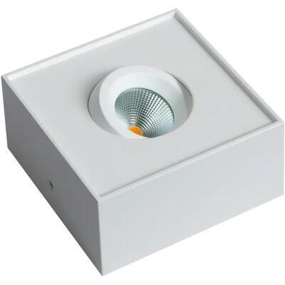 R-Line Saturn Cube 360 Utenpåliggende Takspot 8w Warmdim Ip44 Matt Hvit R-Line Saturn Cube 360 Utenpåliggende Takspot 8w Warmdim Ip44 Matt Hvit