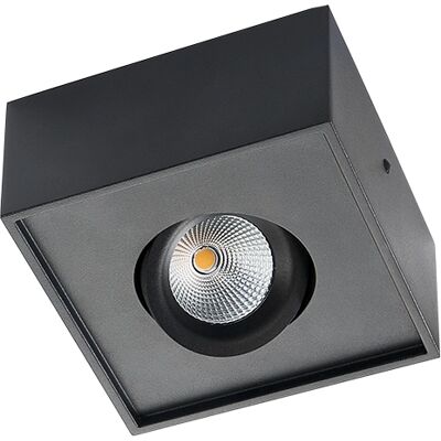 R-Line Saturn Cube 360 Utenpåliggende Takspot 8w Warmdim Ip44 Matt Sort R-Line Saturn Cube 360 Utenpåliggende Takspot 8w Warmdim Ip44 Matt Sort