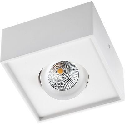 Sg Cube Dimtowarm Hvit 6w 550lm Påbyggingsdownlight Sg Cube Dimtowarm Hvit 6w 550lm Påbyggingsdownlight