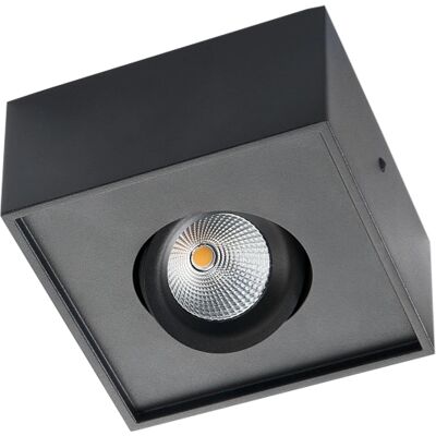Sg Cube Dimtowarm Sort 6w 490lm Påbyggingsdownlight Sg Cube Dimtowarm Sort 6w 490lm Påbyggingsdownlight