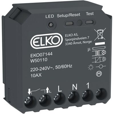Elko SmartRele Puck 10AX - Smarte relé - Zigbee - 10A - ELKO Elko SmartRele Puck 10AX - Smarte relé - Zigbee - 10A - ELKO