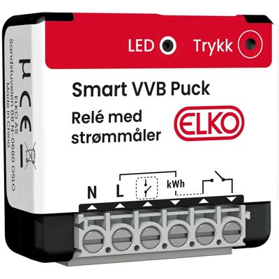 Elko Smart Vvb Puck 14a Med Energimåling Elko Smart Vvb Puck 14a Med Energimåling