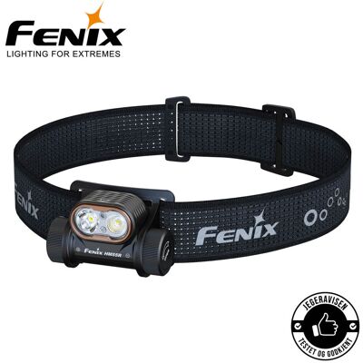 Fenix Hm55r Hodelykt 1200 Lumen Sort Fenix Hm55r Hodelykt 1200 Lumen Sort