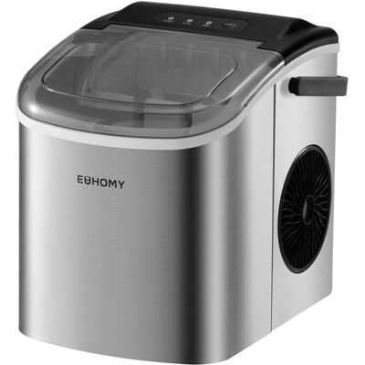 Euhomy Im001 Isbitmaskin 1.2l Sølv Euhomy Im001 Isbitmaskin 1.2l Sølv