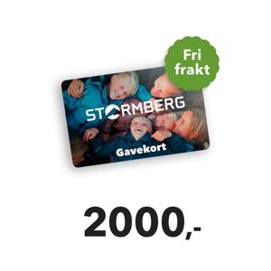 Stormberg Gavekort 2000 kr One Size
