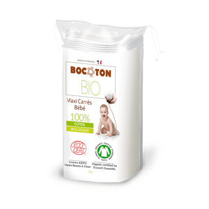 Bocoton Bio bomull baby pads, økologisk - 60 stk
