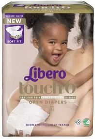 Libero Touch 6 Åpen Bleie 13-20 kg. - 21 stk.