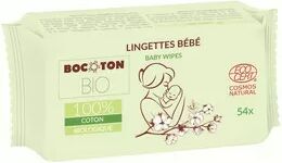 Bocoton Bio Baby Wipes - 54 stk.