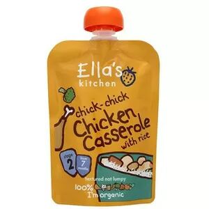 Ellas Kitchen Ella's Kitchen Chicken Casserole with Rice babymos, 7+ mdr. Ø -