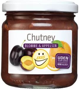 Easis Chutney m. plomme og appelsin - 190 g