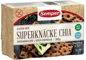 Semper Knekkebrød m. Chia - 140 g