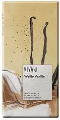 Vivani hvit sjokolade med vanilje Ø - 80g