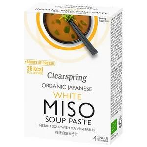 Clearspring Miso Soup Paste hvit m. tang 4x15 g Ø - 60 g