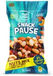 Nuts Original Snack PAUSE Nuts Mix, Choco Flakes & Fruit - 25 g