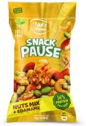 Nuts Original Snack PAUSE Nuts Mix & Edamame - 25 g