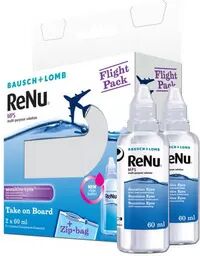 Bausch & Lomb ReNu Multi-Pupose Flight Pack - 2 x 60 ml