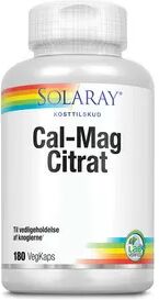 Solaray Cal-Mag Citrat - 180 kap