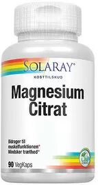 Solaray Magnesium Citrat - 90 kapsler